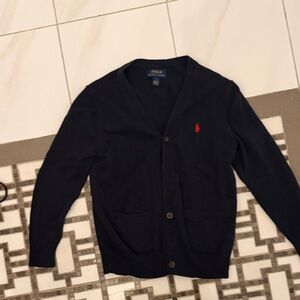 Polo Ralph Lauren Navy Cardigan, boys size 7